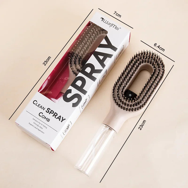 Zorvanta™ Pro 2-in-1 Mist & Detangle Brush