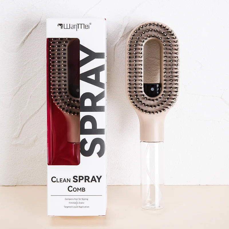 Zorvanta™ Pro 2-in-1 Mist & Detangle Brush