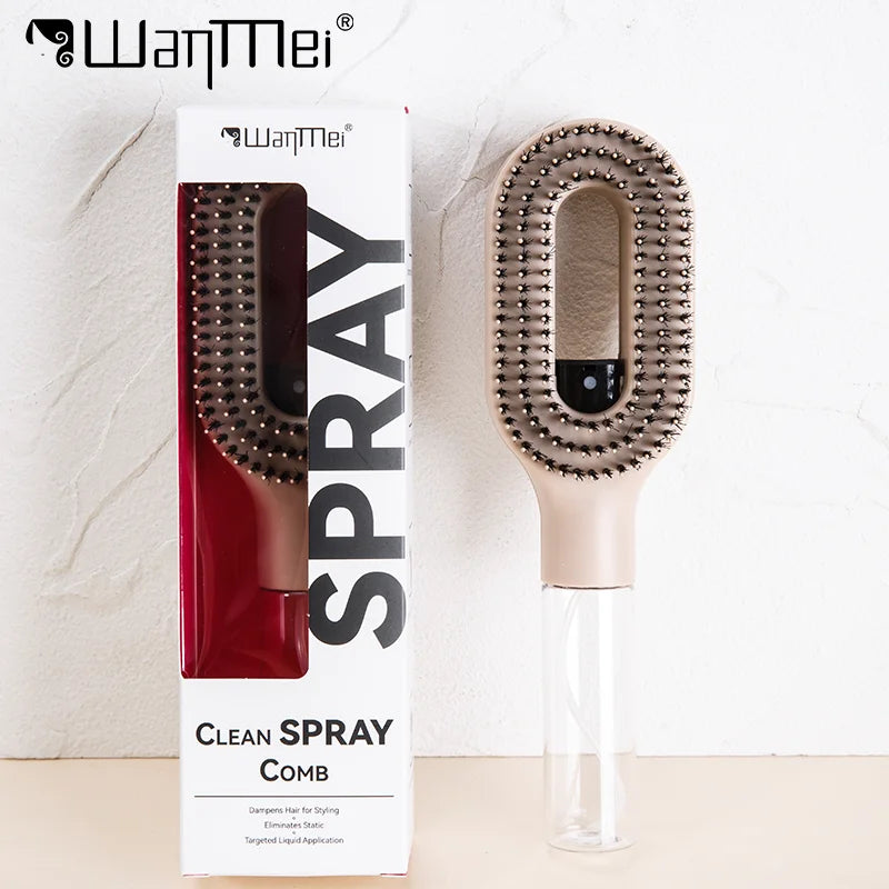 Zorvanta™ Pro 2-in-1 Mist & Detangle Brush